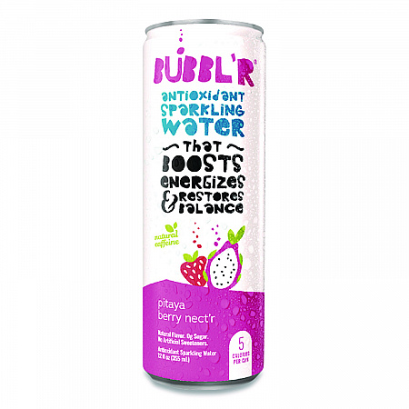 Antioxidant Sparkling Water, Pitaya Berry Nect'r, 12 oz Can, 12 Cans/Carton (WIC39978)