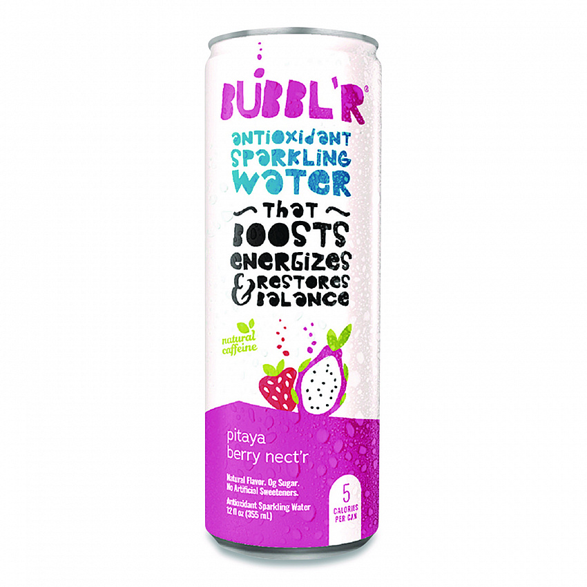 Antioxidant Sparkling Water, Pitaya Berry Nect'r, 12 oz Can, 12 Cans/Carton (WIC39978)