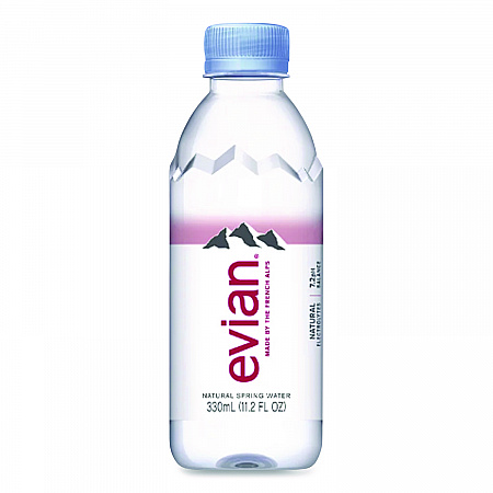 Natural Spring Water, 11.2 oz Bottle, 24/Carton (EVI11201)