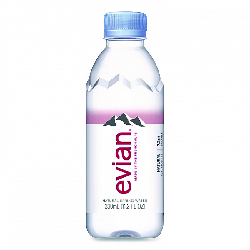 Natural Spring Water, 11.2 oz Bottle, 24/Carton (EVI11201)
