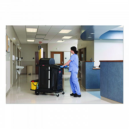 Storage/Trash Compartment Cover, Plastic, Black (6179BLA)