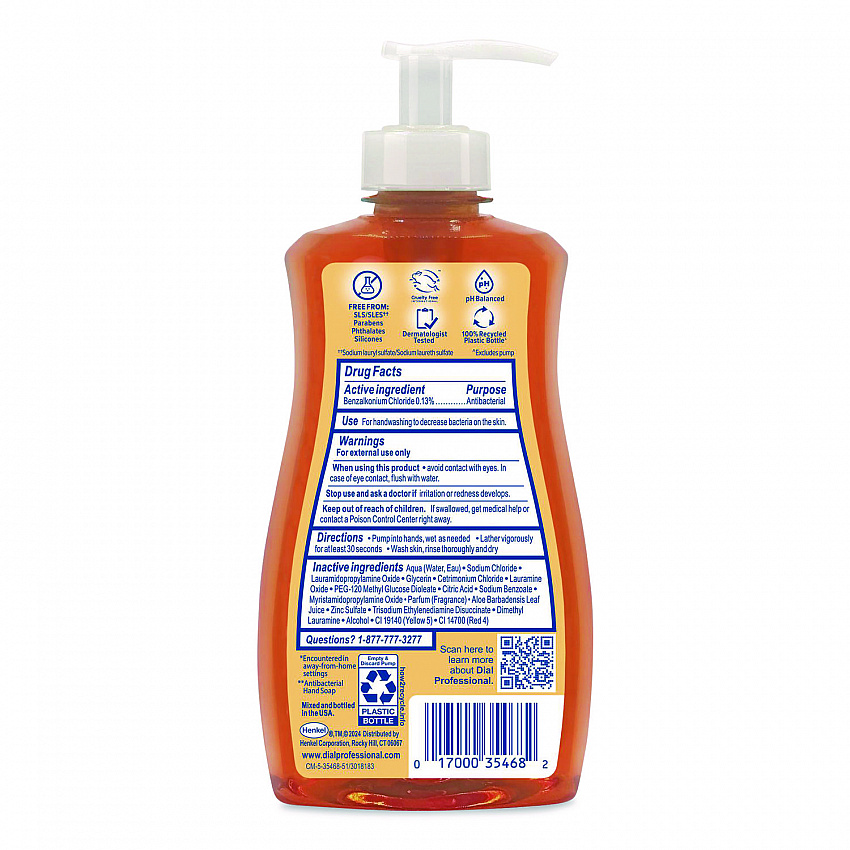 Antibacterial Defense Gold Hand Soap + Aloe, Original Scent, 11 oz (35470EA)