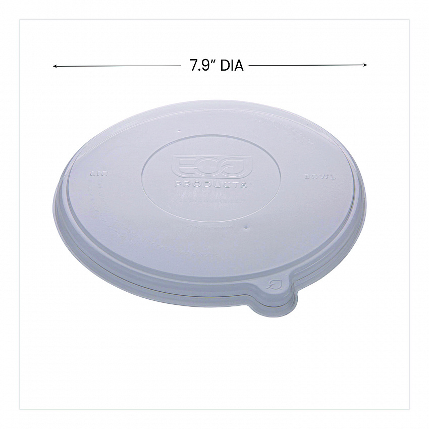 Worldview 100 Percent Recycled Content Lid, 7.93" Diameter x 0.6" h, Clear, 400/Carton (EPBLRLID)