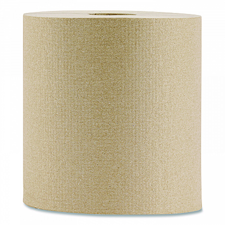 Hardwound Towel, 1-Ply, Brown, 800 ft, 6 Rolls/Carton (55583)