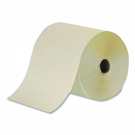 Hardwound Towel, 1-Ply, Brown, 800 ft, 6 Rolls/Carton (55583)