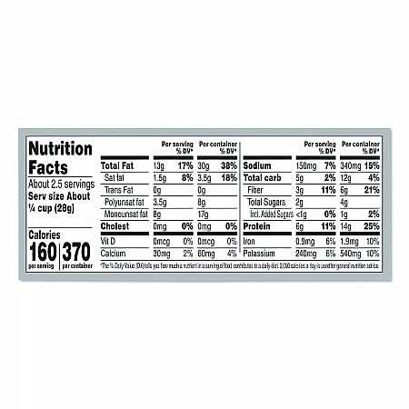 No Shells Sea Salt and Pepper Pistachios, 2.25 oz Pack, 8/Box (PAR70144)