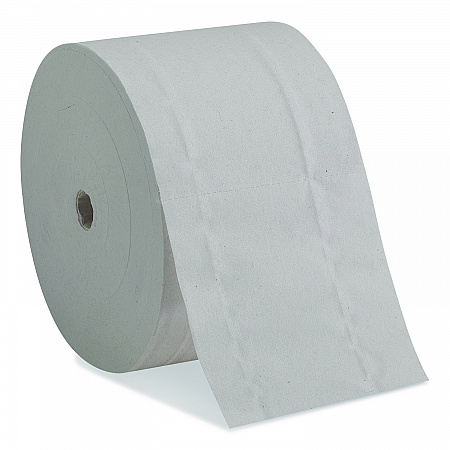 Compact Coreless Bath Tissue, Septic Safe, 2-Ply, White, 1,500 Sheets/Roll, 18 Rolls/Carton (19378)