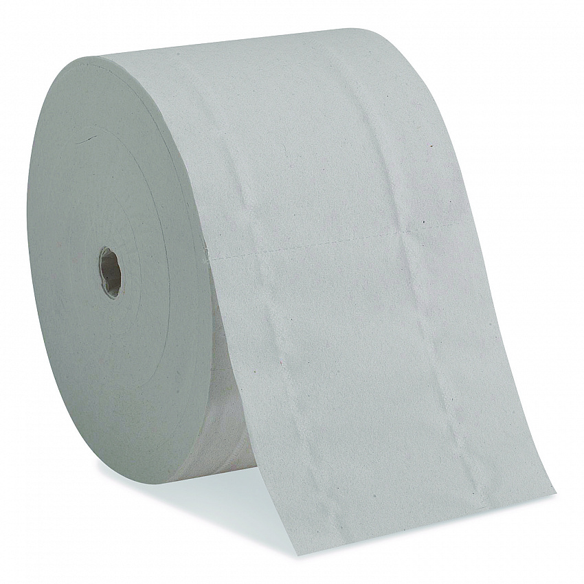 Compact Coreless Bath Tissue, Septic Safe, 2-Ply, White, 1,500 Sheets/Roll, 18 Rolls/Carton (19378)