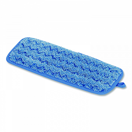 Microfiber Wall/Stair Wet Mopping Pad, 13.75 x 5.5 x 0.5, Blue (Q820BLU)