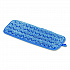 Microfiber Wall/Stair Wet Mopping Pad, 13.75 x 5.5 x 0.5, Blue (Q820BLU)