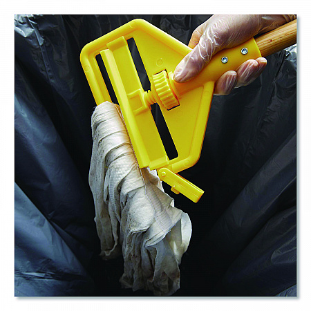 Invader Wood Side-Gate Wet-Mop Handle, 54