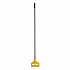 Invader Aluminum Side-Gate Wet-Mop Handle, Vinyl Coating, 60
