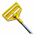 Invader Aluminum Side-Gate Wet-Mop Handle, Vinyl Coating, 60