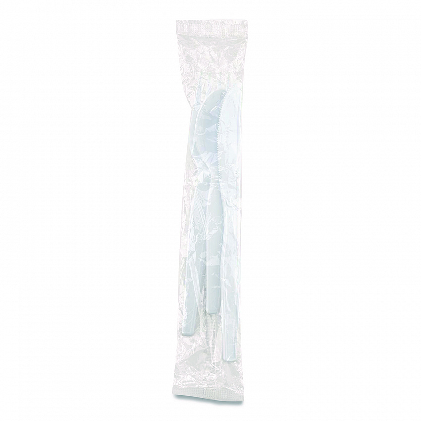Heavyweight Polystyrene Cutlery, Fork/Knife/Teaspoon, Plastic, White, 250/Carton (CH26C7)