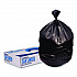 High-Density Can Liners, 60 gal, 22 mic, 38 x 60, Black, Perforated Roll, 150/Carton (385822K)