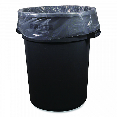Low-Density Waste Can Liners, 60 gal, 0.9 mil, 38 x 58, Clear, Perforated Roll, 100/Carton (3858CL)