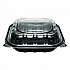 Polypropylene Plastic Hinged Container, 9 x 9 x 3, Black/Clear, Plastic, 50/Pack, 3 Packs/Carton (FPPHC99PP1C)