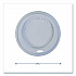 Hot Beverage Paper Cup Lids 10 oz, Fits FLAVIA 10 oz Paper Cup, White, 100/Sleeve, 10 Sleeves/Carton (25200019)