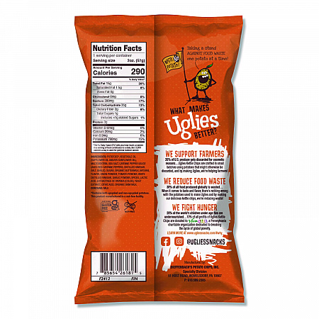 Kettle Potato Chips, Buffalo Ranch, 2 oz Bags, 24/Carton (DFN26181)