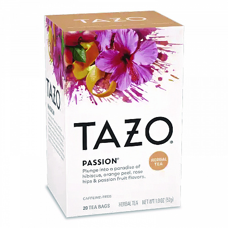 Tea Bags, Passion, 20/Box (TAZ20045BX)