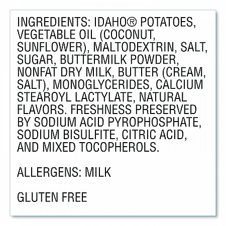 Buttery Homestyle Mashed Potatoes, 1.5 oz Cup, 10/Carton (IDA33141)
