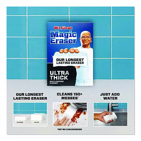 Magic Eraser Ultra Thick, White, 5/Pack (12413PK)