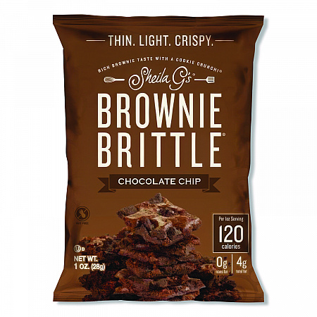 Chocolate Chip Crisps, 1 oz Bag, 6/Pack (SGB01622)