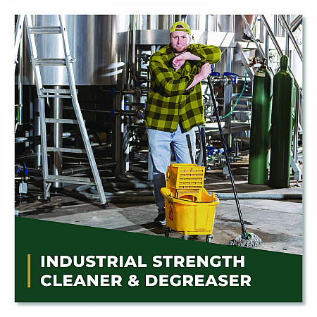 Industrial Cleaner and Degreaser, Concentrated, 24oz Spray Bottle (14002EA)