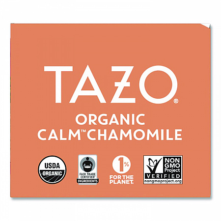 Tea Bags, Organic Calm Camomile, 16/Box (TAZ00354BX)