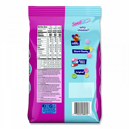 Treat-Size Ropes, Variety Mix, Assorted Flavors, 15 oz Bag (FER08072)