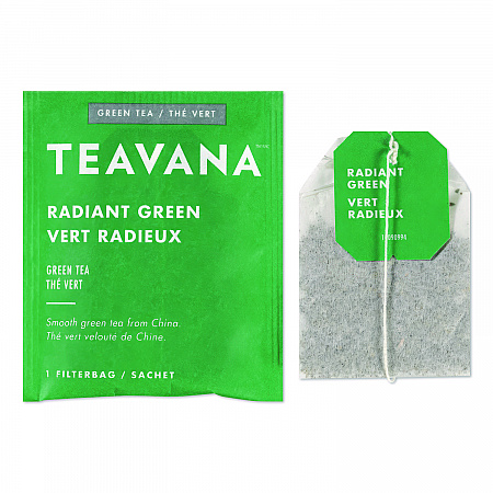 Teavana Tea Bags, Radiant Green, 0.09 oz, 24/Box (SBK13089)