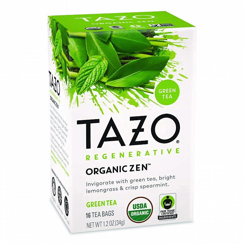 Tea Bags, Organic Zen, 16/Box (TAZ00309BX)