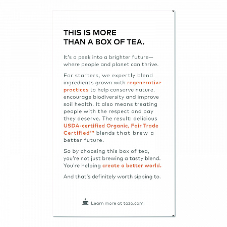 Tea Bags, Organic Refresh Mint, 16/Box (TAZ00350BX)