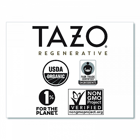 Tea Bags, Organic Earl Grey, 16/Box (TAZ00352BX)