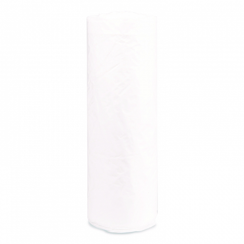 Institutional Low-Density Can Liners, 33 gal, 0.8 mil, 33" x 39", Natural, Interleaved Roll, 25 Bags/Roll, 6 Rolls/Carton (SL3339XHN)