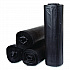 Low-Density Commercial Can Liners, 60 gal, 1.15 mil, 38 x 58, Black, Interleaved Roll, 25 Bags/Roll, 4 Rolls/Carton (SLW3858SPK)