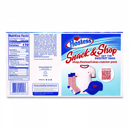 CupCakes, Chocolate, 1.59 oz Individually Wrapped, 8/Pack, 3 Packs/Carton (60004133)