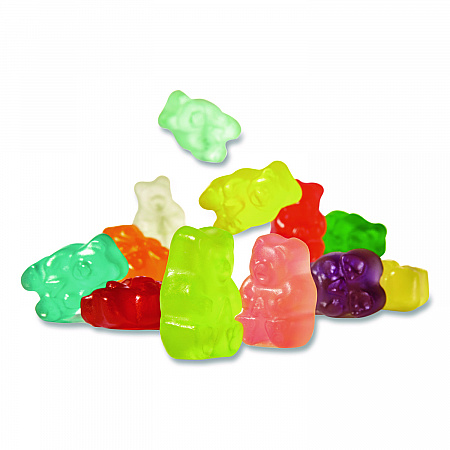 Gummi Bears, 12 Assorted Fruit Flavors, 5 lb Bag (ACG51200)