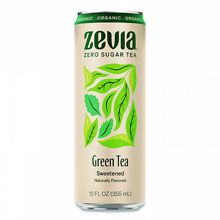Zero Sugar Naturally Sweetened Green Tea, 12 oz Can, 12/Carton (0170612)