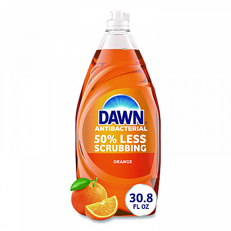 Ultra Antibacterial Dishwashing Liquid, Orange Scent, 30.8 oz Bottle, 8/Carton (17121)
