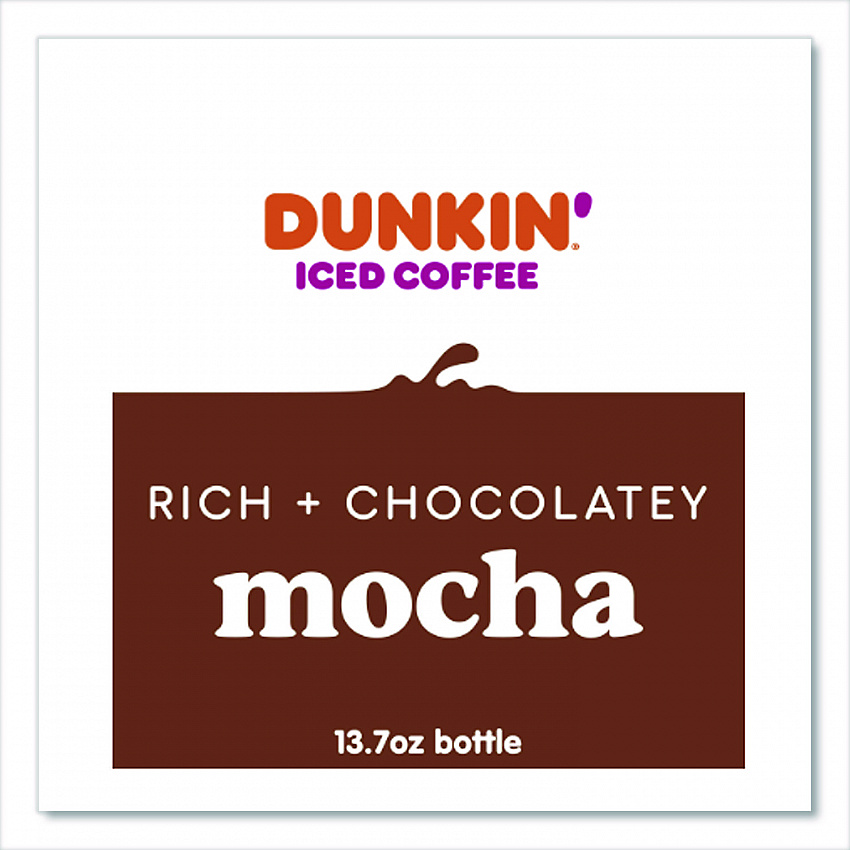 Mocha Iced Coffee Drink, 13.7 oz Bottle, 12/Carton (049000072389)