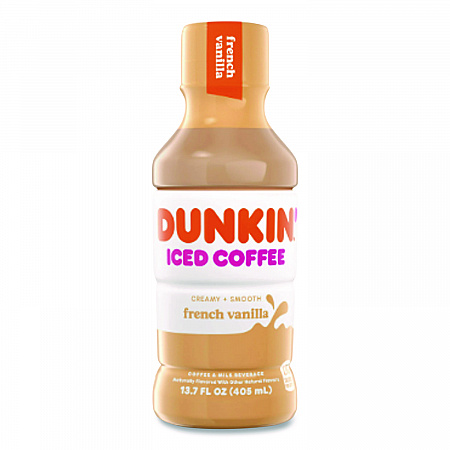 French Vanilla Iced Coffee Drink, 13.7 oz Bottle, 12/Carton (049000072396)