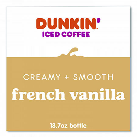 French Vanilla Iced Coffee Drink, 13.7 oz Bottle, 12/Carton (049000072396)