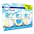 PLUG Air Freshener Refills, Linen and Sky, 2.63 oz, 3/Pack, 6 Packs/Carton (13846)