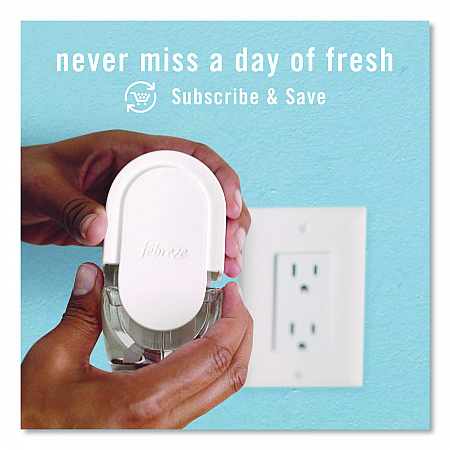 PLUG Air Freshener Refills, Gain, 2.63 oz, 3/Pack, 6 Packs/Carton (13842)