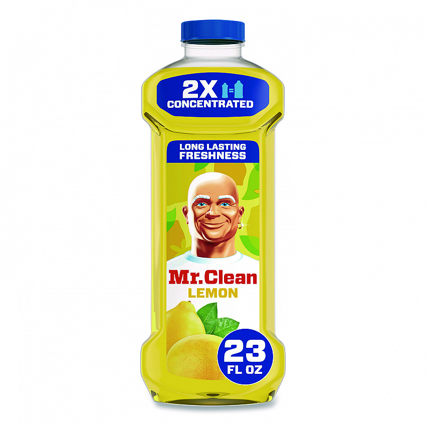 Multi-Surface Antibacterial Cleaner, Lemon Scent, 23 oz Bottle, 6/Carton (06892)