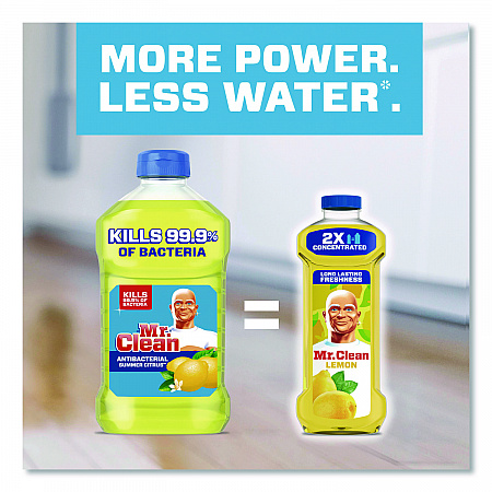 Multi-Surface Antibacterial Cleaner, Lemon Scent, 23 oz Bottle, 6/Carton (06892)