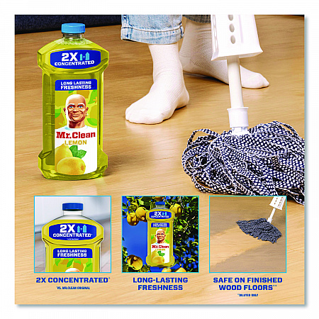 Multi-Surface Antibacterial Cleaner, Lemon Scent, 23 oz Bottle, 6/Carton (06892)