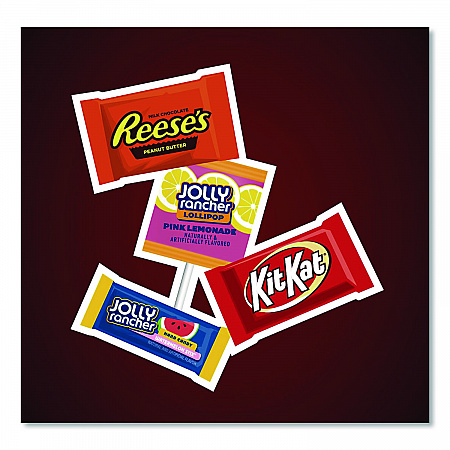 Snack-Size Sweets and Chocolate Assortment Party Pack, 34.19 oz Bag (HEC93942)