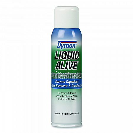 LIQUID ALIVE Enzyme Digestant Carpet and Textile Cleaner/Deodorizer, 20 oz Aerosol Spray, 12/Carton (33420)